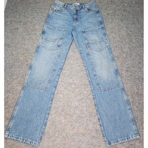 Garage Denim 90s Straight Leg Jeans Women's Size 3/26 Light‎ Wash